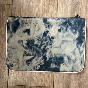 Kate Spade Blue Tie-Dye Clutch